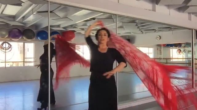 Flamenco Dance Lesson | Manton Technique (Advanced Flip) смотреть онлайн