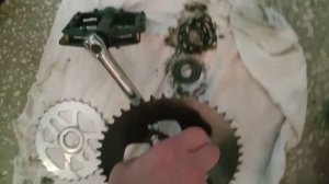 Установил кареточный узел на свой бмх