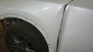 Mazda CX5 ремонт дверей,крыла замена обвеса передней части