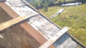 Дом из арболита. Установка, сборка, стропильной системы двускатной крыши