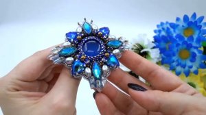 Брошь Орден из бисера и кристаллов