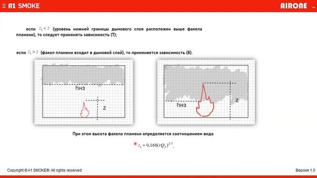 01. Выбор формулы для расчета систем вытяжной противодымной вентиляции.