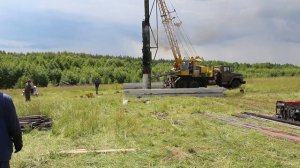 забивка свай УСА-1