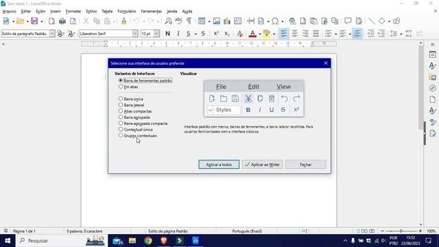 Deixar O Libre Office Com A Aparência Do Office