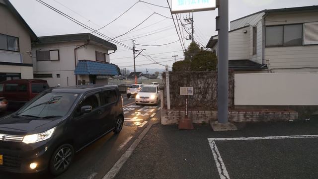 4K・ Прогулка до станции Кофу в дождливый вечер. Кофу, Яманаси. смотреть онлайн