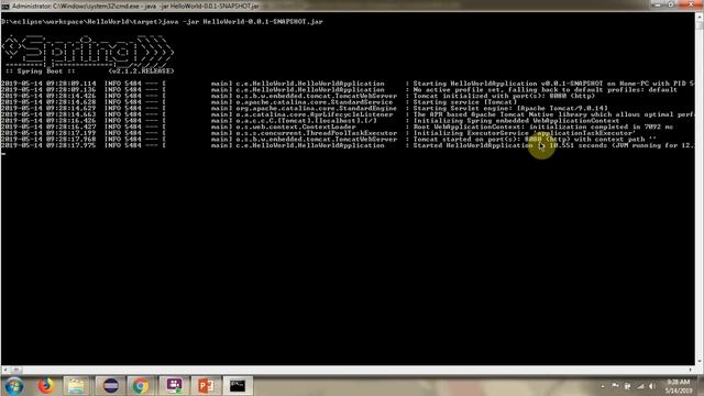 Customize Spring Boot Application Port: Change Default Port using Command Line Properties смотреть онлайн
