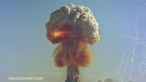 Atomic Bomb explosion - Close Up