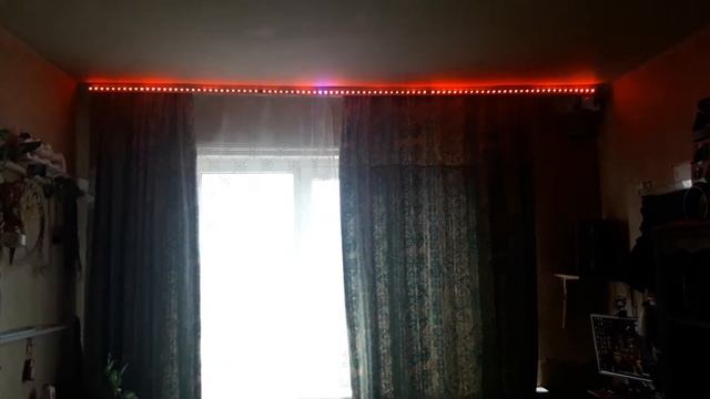 Лента на ws2812 и музыкальный контроллер Colorful.X1 смотреть онлайн
