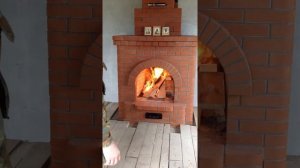 Камин из кирпича классический -kaminochag.ru