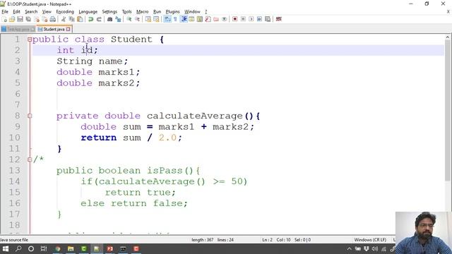 Lec07 - Java/OOP - Data Hiding and Encapsulation смотреть онлайн