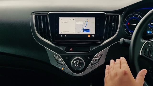 Google Maps In Toyota Glanza/Maruti Suzuki Baleno| Android Auto | Navigation | Apple Car Play | 202