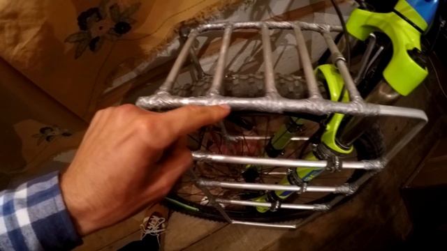 Как самому сделать передний велобагажник #передвижная_мастерская №1