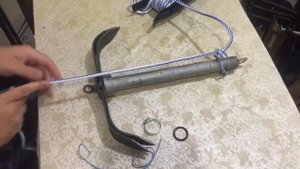 Как привязать якорь, чтоб легко отцеплять его от коряг. Якорь которому не страшны коряги.