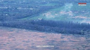 Работа гаубиц "Гиацинт-Б" на Донецком направлении.