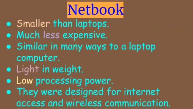 Types of computer part-15 | Netbook ? | नेटबुक ? | @ Computer Skill Development | смотреть онлайн