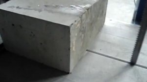 Резка пеноблока станком 2