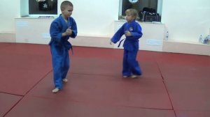 Броски дзюдо. Дети 6 лет.  Training SPORTY KIDS