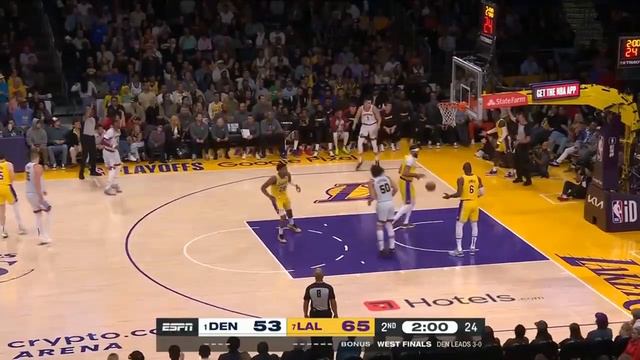 MICHAEL PORTER JR VS LAL 15 PTS WCF GAME 4 5.22.23 смотреть онлайн