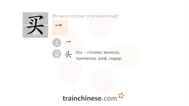 Как пишется 买 (mǎi) – покупать — порядок черт, ключ, примеры и произношение
