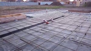 армирование плиты фундамента, перевёрнутая чаша.