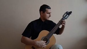 В горнице моей светло (вариации для гитары,обработка)/ notes and tabulature