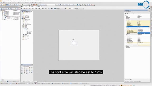 How to... assign variables to objects in Automation Studio / VC4