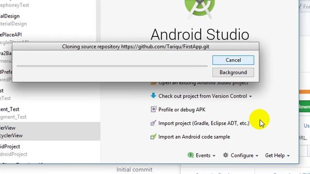 How to Clone an Android Studio project from GitHub || Android Studio смотреть онлайн
