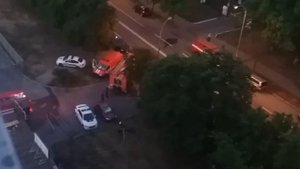 Пожар в сбербанке