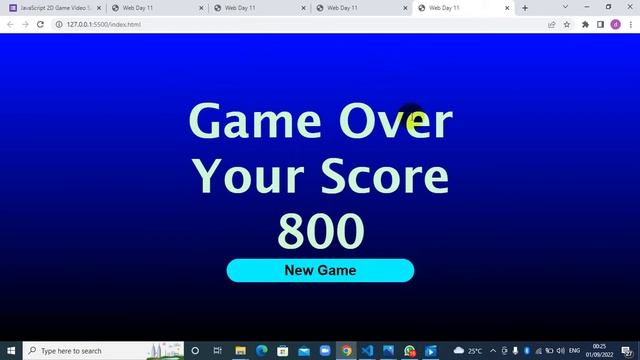 JavaScript 2D Game Video using VS CODE #sinhala
