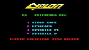 Вектор-06Ц, игра "Exolon" (Vector 06c, Exolon)