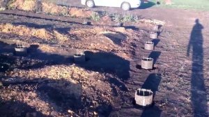 Подготовка свай к заливке бетоном.(по технологии ТИСЭ)