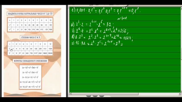 Как умножать и делить степени. Алгебра 7 класс по учебнику Макарычева. Видеоурок #26 смотреть онлайн