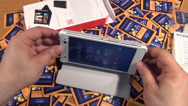 Оригинальный чехол книжка Sony Style Cover Stand SCR15 для Sony Xperia C3 обзор смотреть онлайн