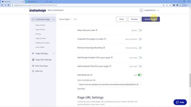 How to Setup Webhooks in Instamojo Smart Pages? смотреть онлайн