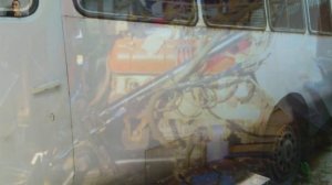Старый советский автобус КАвЗ 685 теперь совсем не узнать, его измели до неузнаваемости