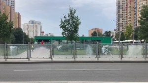 Поездка на автобусе 338 от метро Речной Вокзал до Госпиталя