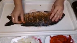 БЫСТРЫЙ УЖИН. КАРП ЗАПЕЧЁННЫЙ В ДУХОВКЕ