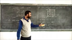 Coordinates of lattice points in 3D I 2D representation of 3D unit cell I solid state / advanced