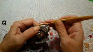 Болеро-жилет крючком.Спинка.Часть 10.Bolero-vest crochet.Back.Part 10.