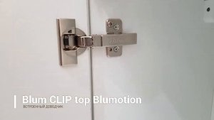 Амортизатор для петли CLIP TOP 95/100/107/110/120 гр. Петля накладная c доводчиком Clip 110 градусо