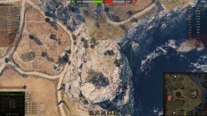 M44- Лучшая Арта 6 Уровня. Карта Утес. 3600 Урона