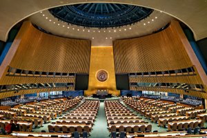 антироссийскую резолюцию Генассамблеи ООН поддержали 68 стран