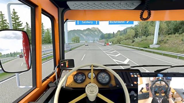 Scania 1 series V8 - Transported 20 tons of peas - Austria | Euro Truck Simulator 2 смотреть онлайн