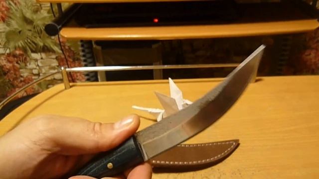Нож из рапидного полотна. High-speed steel knife. смотреть онлайн