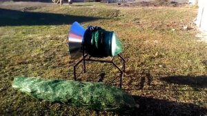 Тоннель для упаковки Новогодних ёлок и сосен. Как упаковать ёлку в сетку.