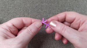 Работы из бисера. Декоративная веточка. Мастер класс. Пошаговый МК для начинающих.