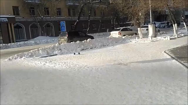 Прогулка по предновогодней Караганде. бульвар Мира смотреть онлайн