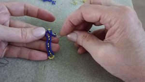 Necklace. Колье из бисера. Бисерная сетка. МК