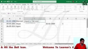 Text Function in Excel in Hindi | Best function in Excel you must know | Learn Excel in Hindi