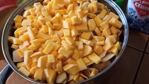 Готовим нежнейшее пюре из тыквы с яблоками